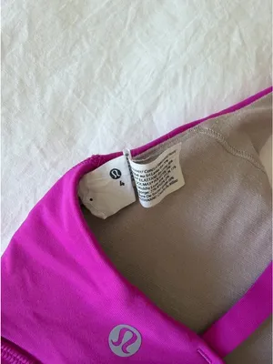 Lululemon Pink Sports Bra 4 Hot thumbnail 3