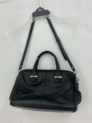 Coach Black Leather Satchel with Adjustable Strap c19 thumbnail 5