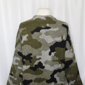 ANTHROPOLOGIE Vero Camo Cardigan Sweater Camouflage Pockets‎ Gorpcore X-Small thumbnail 10