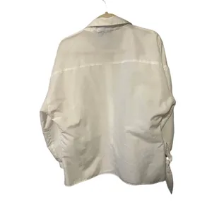 Mare Mare x Anthropologie White Blouse Sz. XL thumbnail 6