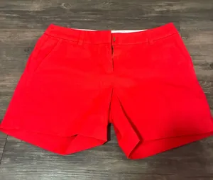 J.Crew Never worn red shorts  thumbnail 1