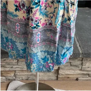 Garden Blue Long Sleeve Bishop Sundress thumbnail 9