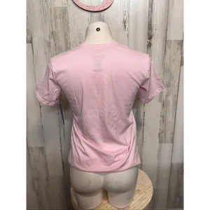 Bridgerton “Sip This Tea” Pink Graphic T-Shirt XS Netflix Short Sleeve Tee thumbnail 5