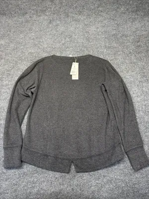 adidas Women’s Gray Heather Crewneck Fleece Pullover Sweatshirt thumbnail 2