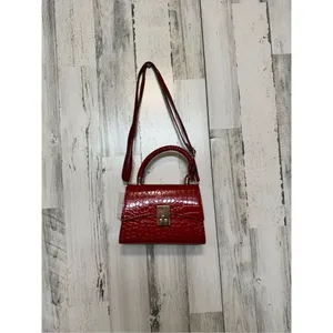 Red over the shoulder bag thumbnail 2