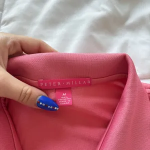 Peter Millar Pullover T Shirt Long Sleeve Womens Medium Pink Activewear Golf thumbnail 3