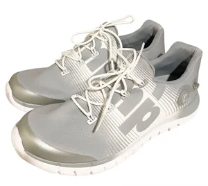 Reebok Size‎ 9 ZPump Fusion Womens Running Low Top Sneaker Grey White Athletic thumbnail 1