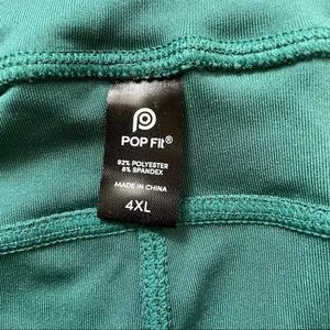 POP FIT bike shorts, plus size 4XL 1 NWT thumbnail 6