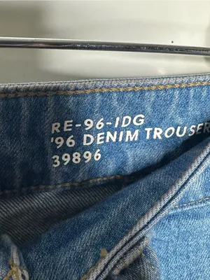 J.Crew 96 Denim High Rise Sailor Wide Leg Trouser Jeans Size 28 Tall thumbnail 9