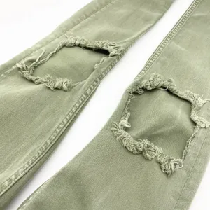 Free People Womens Skinny Jeans W26 Grunge Indie Festival Distressed‎ Sage Edgy thumbnail 8