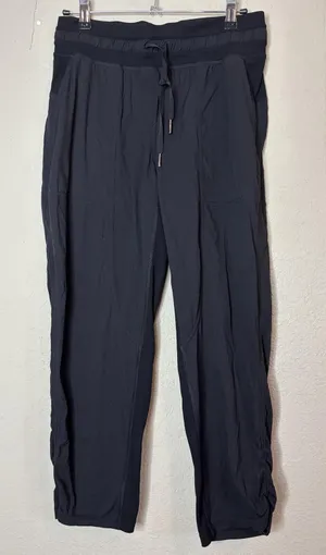Lululemon Black Drawstring Jogger Pants Size 6 thumbnail 1