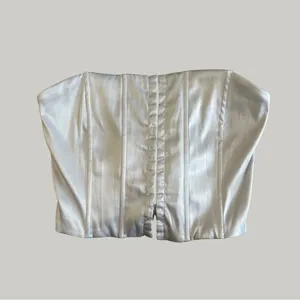 Forever 21 Strapless Corset Crop Top thumbnail 2