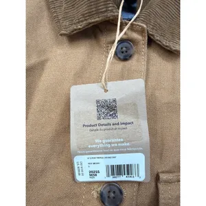 Patagonia Women's Point Reyes Canvas Coat Nest Brown Small NWT ($159 Retail) thumbnail 4