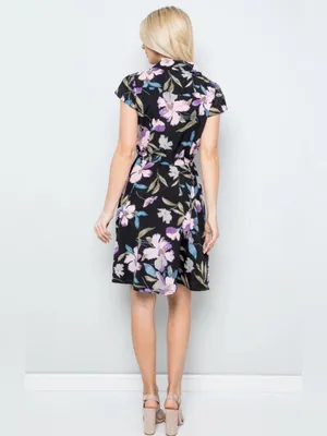 Vintage Floral Print Dress Size Small thumbnail 3