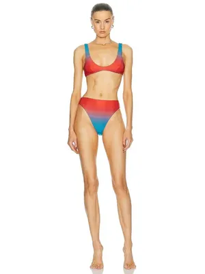 HAIGHT. Mah Hotpants in Ombre Pattern Small New Womens Bikini Bottoms thumbnail 4