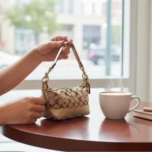 Coach Brown and Tan Women's Vintage Bag thumbnail 7