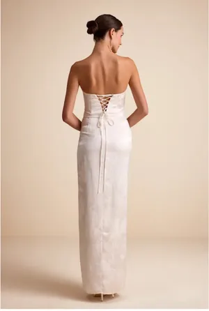 White Lulus Maxi Dress thumbnail 3
