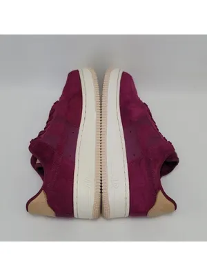 Womens Nike Air Force 1 True Berry Suede Athletic Sneakers Size 7.5 896185-602 thumbnail 10