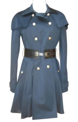 NWT Bebe Black Trench Coat thumbnail 1