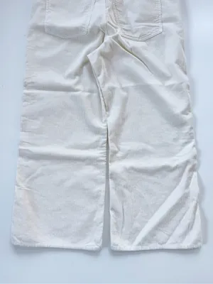 Veronica Beard Taylor High Waist Crop Wide Leg Corduroy Pants size 32 thumbnail 9