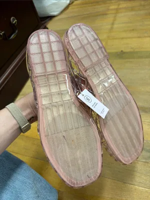 TOP Moda Pink Woven Mule Slide thumbnail 2