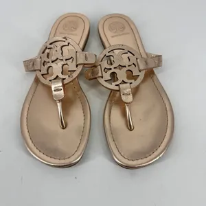 Tory Burch MILLER METALLIC SANDAL in Rose Gold thumbnail 3