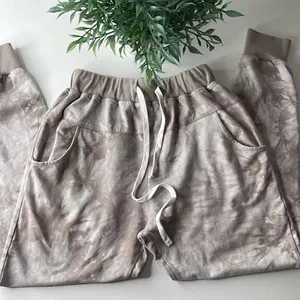LB Collection tie dye jogger pants. Size Small. Pockets and drawstring waist. thumbnail 2