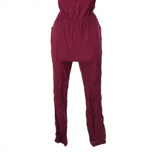 Lulus Learning to Fly Burgundy Halter Jumpsuit Large Boho Festival thumbnail 6