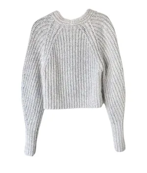 Aritzia Wilfred Pastel Multicolored Cotton Candy Poesy Cardigan Size Small thumbnail 3