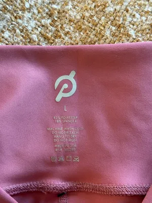 NEW Peloton Solid Flex Leggings Pink‎ Activewear Workout Gym Cycling Pants NWT thumbnail 5