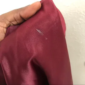 Whimsygoth Burgundy wind red satin maxi formal full aline skirt extremely flattering Vampire evening wear vibe thumbnail 2