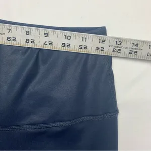 Beyond Yoga size medium Deep Blue shiny Leggings thumbnail 5