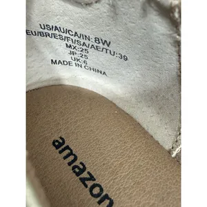 Amazon Essentials Women Belice Ballet Flat Gold Metallic Shoes Size 8W NWOB thumbnail 7