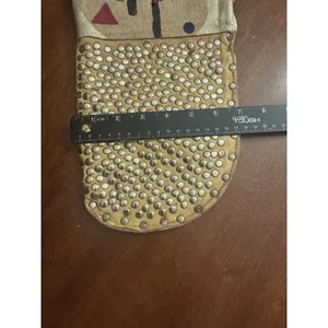 Ladies STUDDED HAND TOOLED Crossbody Bag Southwest Western thumbnail 7