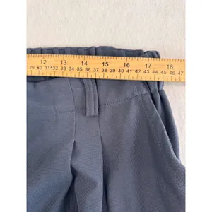 Halara Blue Gray Wide Leg Pleated Elastic Waist Trousers Pants‎ 1X Regular 0528 thumbnail 3