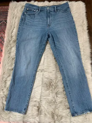Madewell The Perfect Vintage Jean Belbury Wash High Waist Tapered Mom Jeans Size thumbnail 3