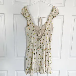 Free People Like A Lady Mini Dress in Cream thumbnail 10