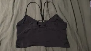 Urban Outfitters Black Strappy Tank thumbnail 2