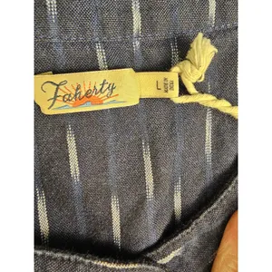 NWOT Faherty Womens Midnight Ikat Saylor Dress‎ Large thumbnail 4