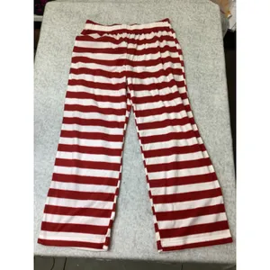 Wondershop Santa Pajama Set Womens Large Red White Striped 536350 New thumbnail 6