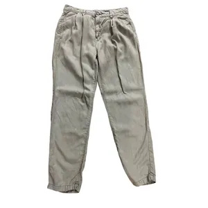 Adriano Goldschmied Green‎ The Evan Relaxed Pleated Trouser Pants Sz 25R NEW thumbnail 3