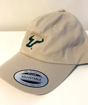 University of South Florida College of Nursing Baseball Cap Hat Unisex Tan Green thumbnail 1