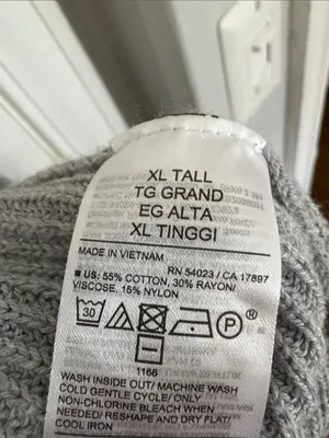 Old Navy Gray Open Front Longline Duster Cardigan Sweater Size XL Tall Pockets thumbnail 4