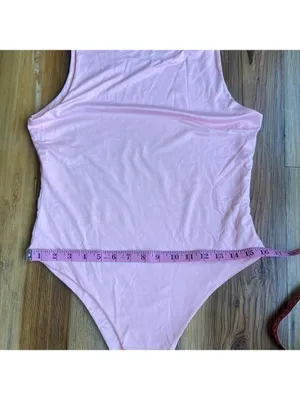 Women's Light Pastel Pink Bodysuit Size Large SKU#C24144 thumbnail 4