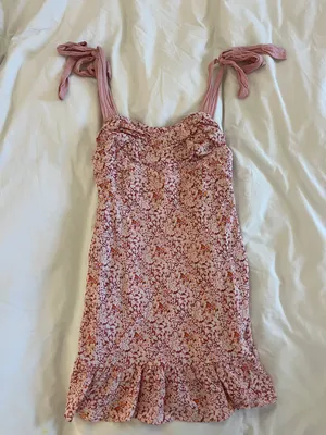 Pink Floral Dress thumbnail 2
