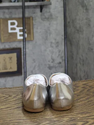 Journee Collection Insole Slip-On Round Toe Ballet Dress Flats Silver Gray 7.5W thumbnail 4