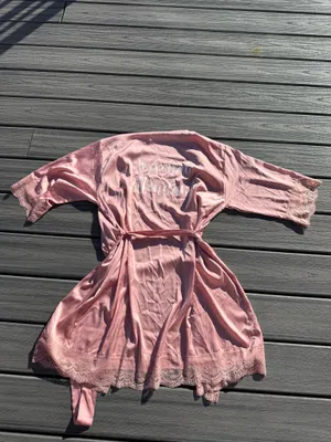 Personal Attendant Silk Robe Pink thumbnail 2
