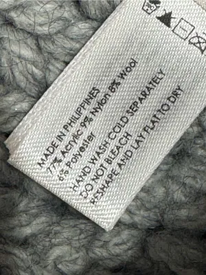 MICHAEL KORS Chunky Knit Headband OS Gray $58 Retail NWT thumbnail 7