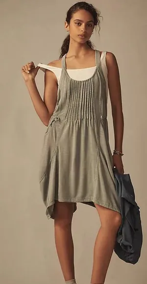 ANTHRO Daily Practice Boardwalk Midi‎ Dress thumbnail 1