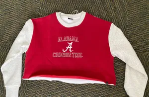 Hype & Vice alabama cropped sweatshirt thumbnail 1